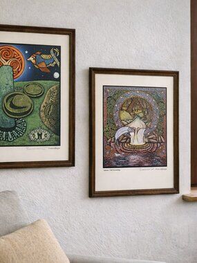 Celtic Mythology Art Prints Set Courtney Davis Tara Salmon of Knowledge Signed